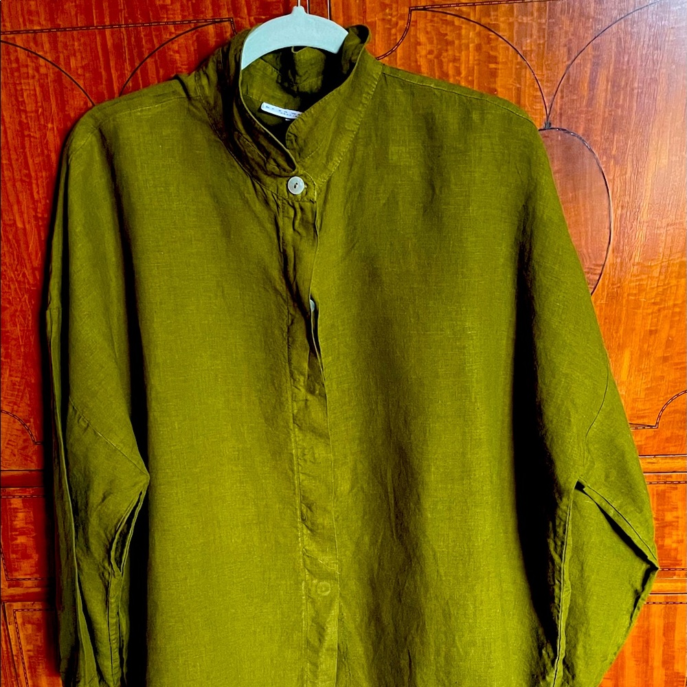 Bryn Walker Lagenlook Top/Jacket 100% Linen